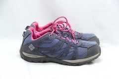 Columbia Hiking Shoes Big Kid Youth 6Y Techlite Omni-Grip Blue Pink BY2857-506