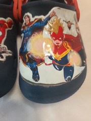 Crocs Kids C9 Classic Clogs Marvel Avengers Cpt America Iron Man Captain Marvel