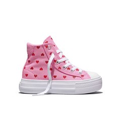 Converse Kids‘ Platform High Top Sneakers – Pink 4