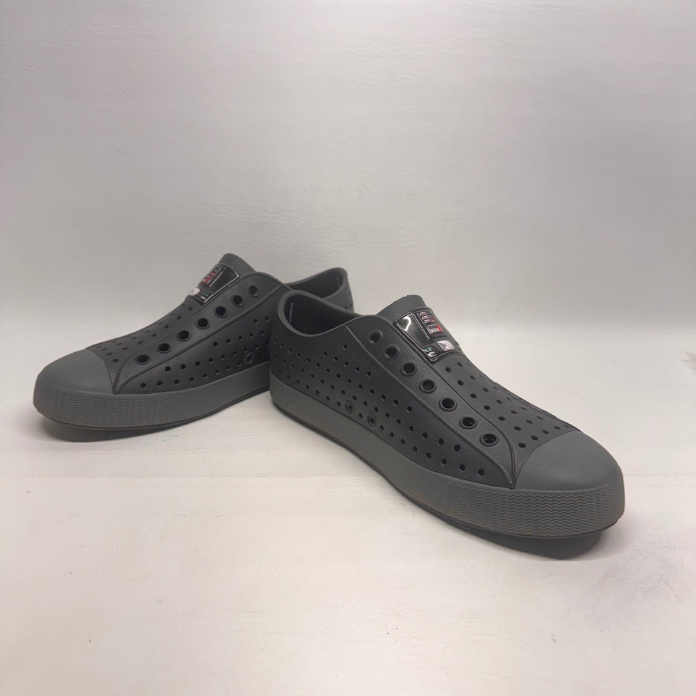 Native Jefferson Star Wars Darth Vader Kids Sz M6 W8 Black Grey Slip On EVA RARE