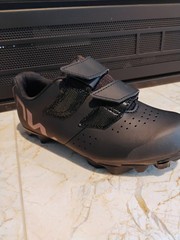 Northwave Hammer Junior Kids Cycling Shoes Black Hook & Loop Cleats EU33 US2