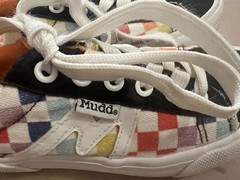 MUDD Multi Color Checked Sneaker Youth Size 1