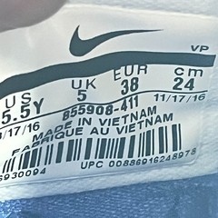 Nike Zoom KD 9 Blue White Athletic Basketball Shoes 855908-411 Youth Size 5.5Y