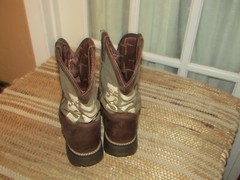 Durango Youth size 3.5 M Lil‘ Rebel Army Green Western Boots DBT0232Y