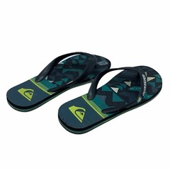 Quiksilver flip flops slides Size 6/7 black water shoes