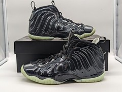 Nike Little Posite One GS All Star 5 Foamposite 5Y 6.5 Women’s Black Glow Soles