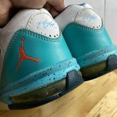 Jordan Flight Origin 2 White Teal 4Y Kids Youth Fits Women 5.5 Sneakers 2014