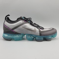 Nike Air Vapormax 2019 Thunder Grey Aurora Black Teal GS AJ2616-012 4Y