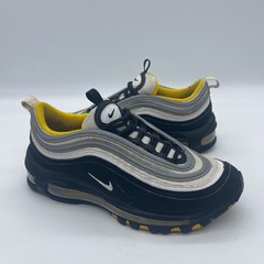 Nike Air Max 97 GS 921522-005 Youth Size 4.5Y Running Shoes Black Yellow Sneaker