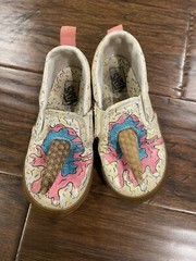 Vans Off The Wall Melted Ice Cream Cone Tennis Shoes 11 Maybe
