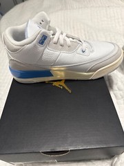 Jordan 3 Retro – 3Y – summit white/hydrogen blue (Lucky Shorts)