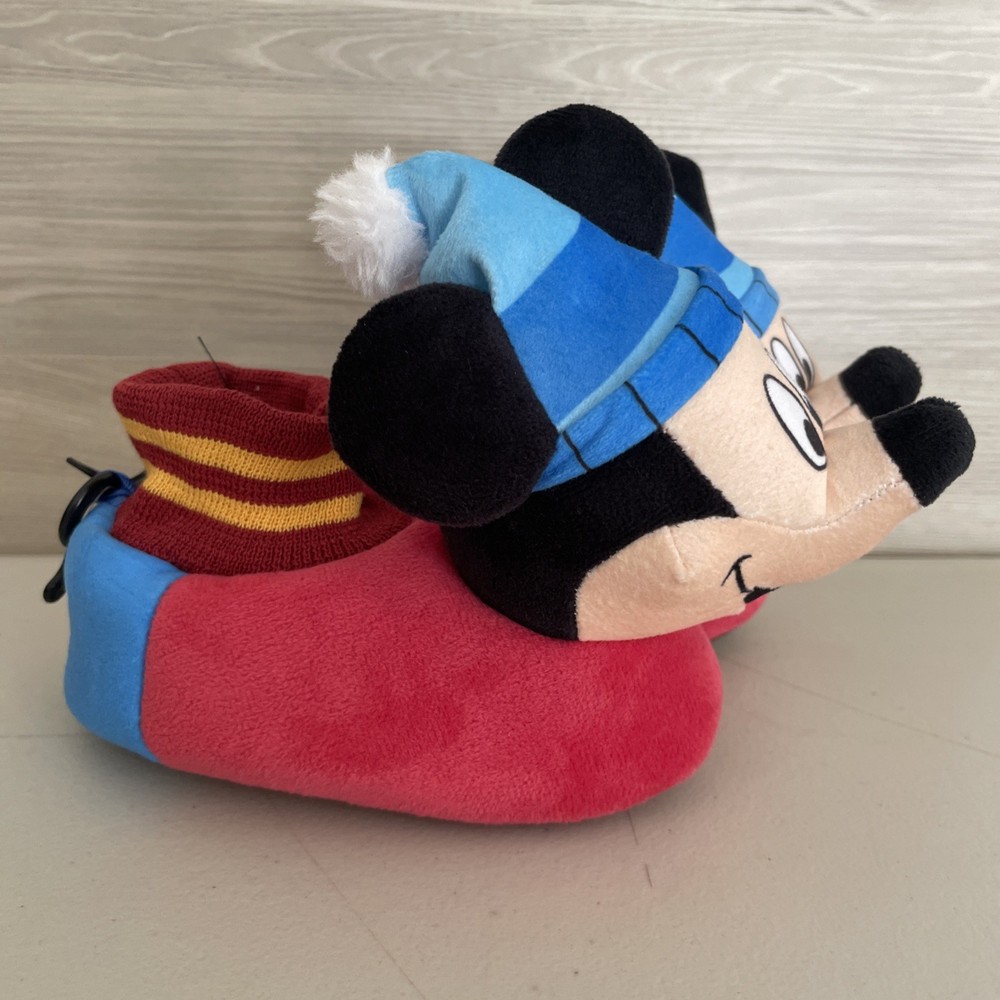 Disney Junior Mickey Mouse Toddler SIZE 9-10 Sock Top Slipper Slip Resistant
