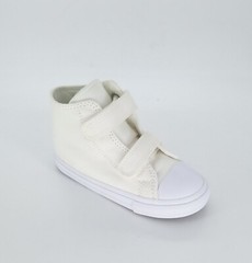 3672 Converse Kids CTAS II 2V HI White/ Navy Sneakers Size 10 US