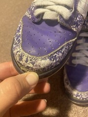 Nike Dunk Mid Purple Notebook 2008 Shoes Size 6y Womens 7.5 Rare Sneakers