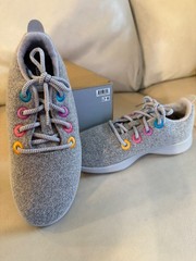 Allbirds Smallbirds Wool Runner Light Grey (Blizzard) Kid Shoes Y2