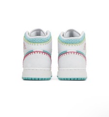 NEW Jordan 1 Mid SE Multi Knit Easter Bracelet Retro RARE DM6218-100 Size 6