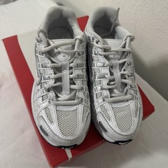 Nike P-6000 (GS) Size 2Y Platinum Tint Shoe HV5064-003 EUC School Casual Active