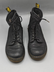 Dr. Martens Docs 1460 J Combat Boots SIZE M4 L5 EU36 Black Leather Side Zip BP