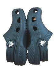 Crocs Classic Iconic Comfort Black Back Strap Clog Sandals Infant Toddler Size 6