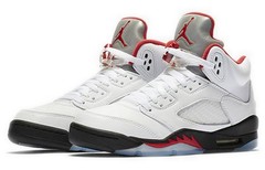 Jordan 5 Retro Fire Red Silver Tongue 2020 GS Kids 440888-102 New Authentic