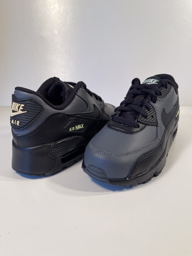 Nike Air Max 90 LTR (PS), Dark Grey/Black, 833414 032, Kids Preschool Size 2.5