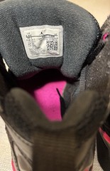 Nike Air Jordan True Flight GS Black Deadly Pink 342774-009 Size 4.5Y / Women 6