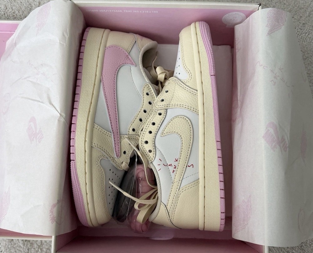 Air Jordan 1 Retro Low OG SP Travis Scott Shy Pink (PS)
