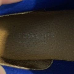Crewcuts J Crew MacAlister Boots Blue Suede Leather Rubber Sole Kids Size 12