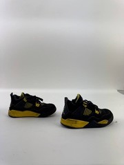 Nike Air Jordan 4 Retro Thunder PS Black Yellow BQ7669-017 Size 11C