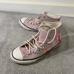 Converse Chuck Taylor All Star Shoes Juniors Size 5 Pink Llama High Top Sneakers