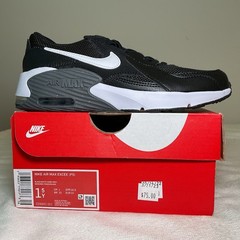 PS Nike Air Max Excee Black White Dark Grey CD6892-001 NEW Kids Youth Size 1.5Y