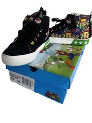 NINTENDO Super Mario SNEAKERS HIGHTOPS Size 3 SHOES Ground Up Unisex Kids