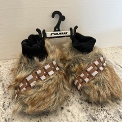 Disney Star Wars Chewbacca Slippers Toddler Size S 5-6 ✨ NWT
