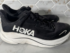 Hoka One One Clifton 10 Big Kids 5 Black Running Shoe Sneaker Youth Boys Girls
