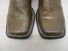 Durango Kids 8 in Brown and Pink Cowboy Boots Size 1 M Style BT217
