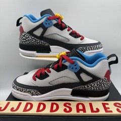 Nike Air Jordan Spizike Low SE Neutral Grey Varsity Maize IM7423-004 GS Sz 6Y