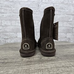 Bearpaw Winter Boots Youth Size 1 Chocolate Emma Suede Wool Blend