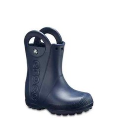 Crocs Toddler Pull On Rain Boots Navy Blue 12803 US Size J3 (2776)*