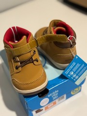 STRIDE RITE 360 INDIANA Sneaker Boots Walking Shoe Baby NIB Honey Yellow