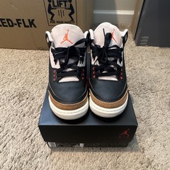 JORDAN 3 RETRO GS ‚DESERT ELEPHANT‘ 7Y Grade school gently used!! 🔥🔥🔥🔥