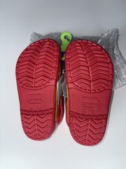 Brand New *AUTHENTIC* Lightning McQueen Light-Up Cars Crocs w/ Tags Toddler C13