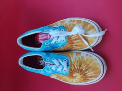 Vans Era Tie Dye Low Top Skate Sneakers Unisex Big Kids Size 3 NEW!