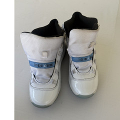 Jordan 11 Retro PS White Blue Leather Kids Sneakers US 2Y Lace Up