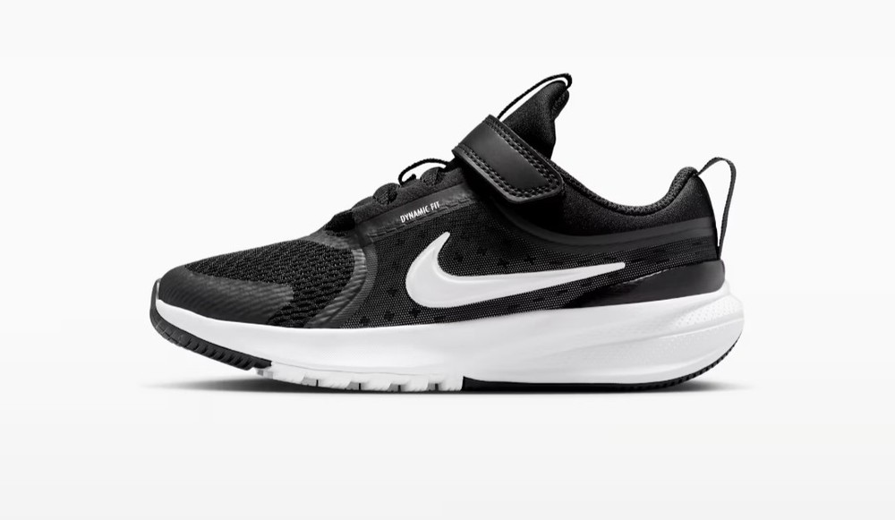 Nike Star Runner 5 Little Kids’ Running Shoes US 13c Black White