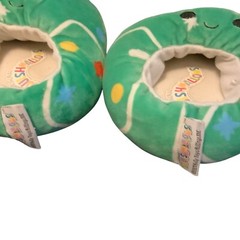 Squishmallows Carol the Christmas Tree Slippers Santa Kids Size 11-12 FLAW