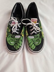 Vans x Marvel Comics (Hulk) Sneakers, Kids Size 3