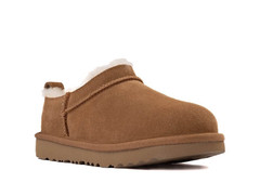 UGG Little Kid/Big Kid Classic Micro Boot – Chestnut Suede, Size 13 [1174410K]