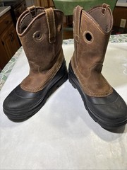 GEORGIA BOOT KID’S MUDDOG WATERPROOF WORK BOOTS Size 7M