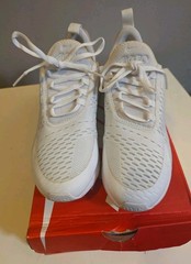 Size 7 (GS) – Nike Air Max 270 Low White Silver
