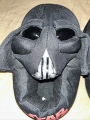 Disney Star Wars Kids Darth Vader Slippers Size L9-10 NWT Black